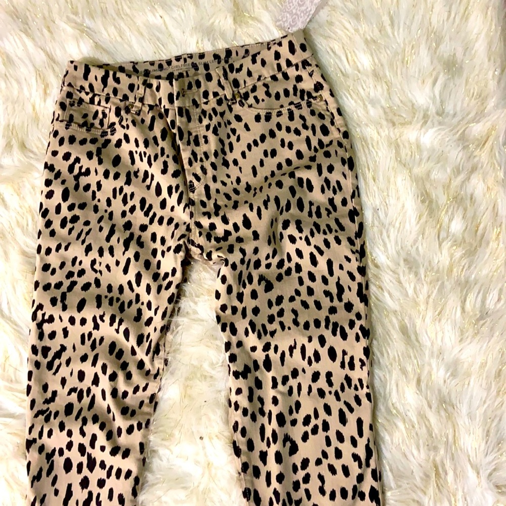 Chico’s Dalmatian Slimming Girlfriend Fit Jeans